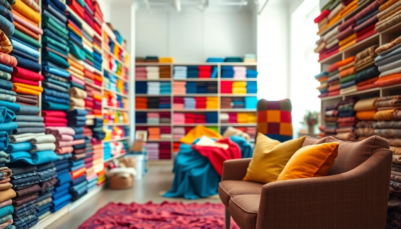 Ontdek kleurrijke stoffen in de stoffen winkel online.