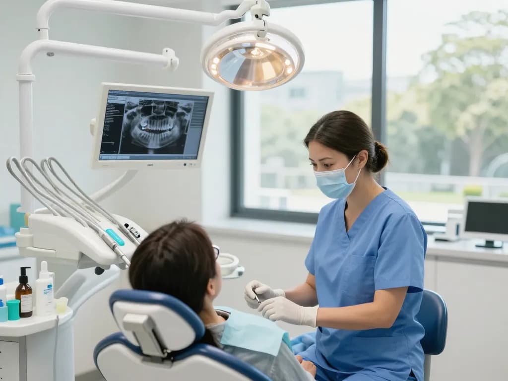 Expert dental reviews being discussed in a modern clinic environment.