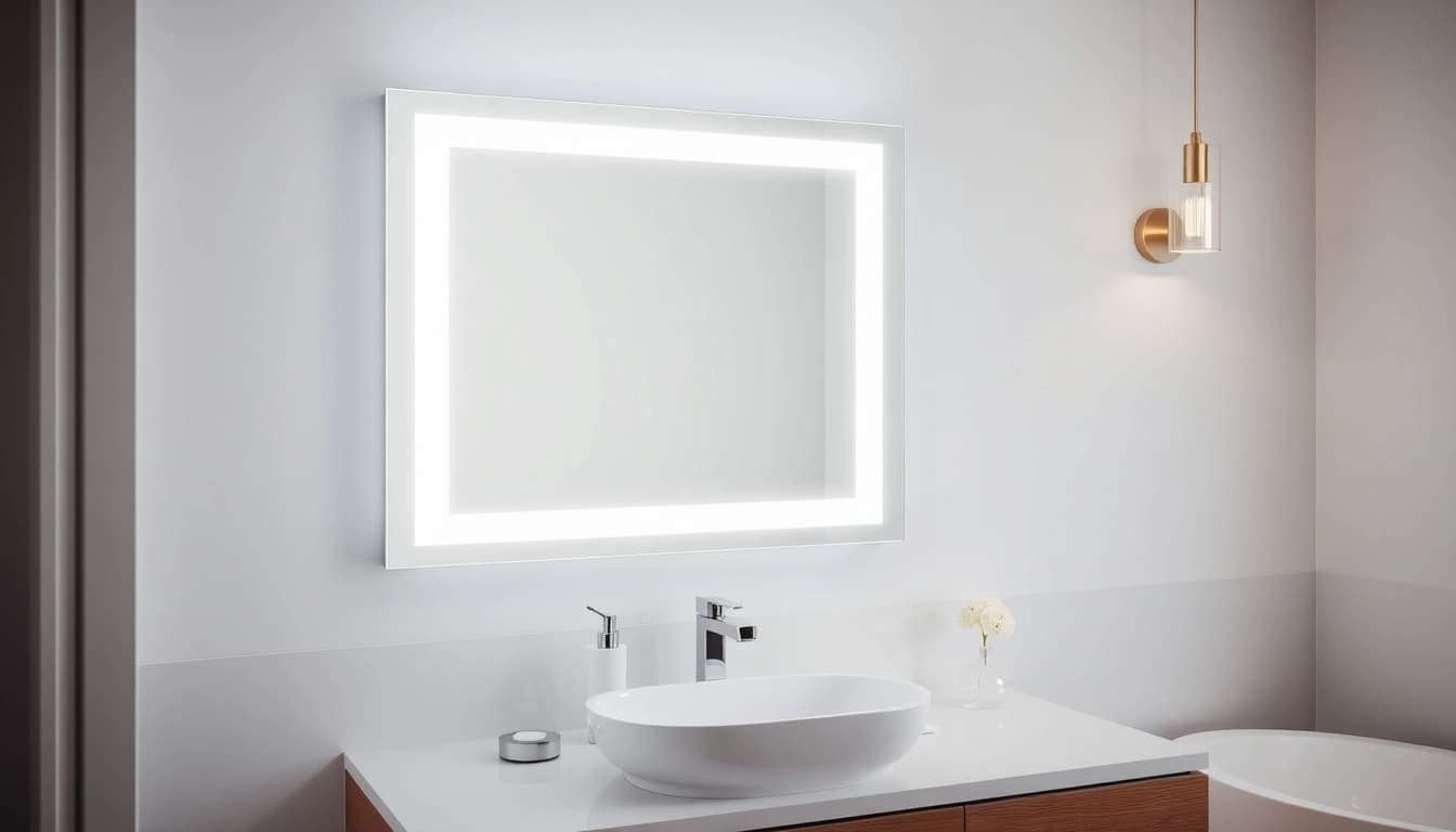 Illuminate your space with stylish LED mirror and led lights, enhancing aesthetics and functionality.