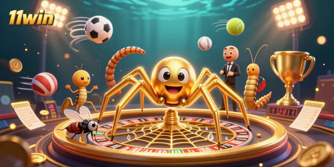 Experience the thrill of 11win with a dynamic roulette wheel and exciting betting scene.