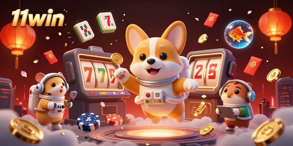 Engage in thrilling gaming adventures with 11win at a space-themed casino.