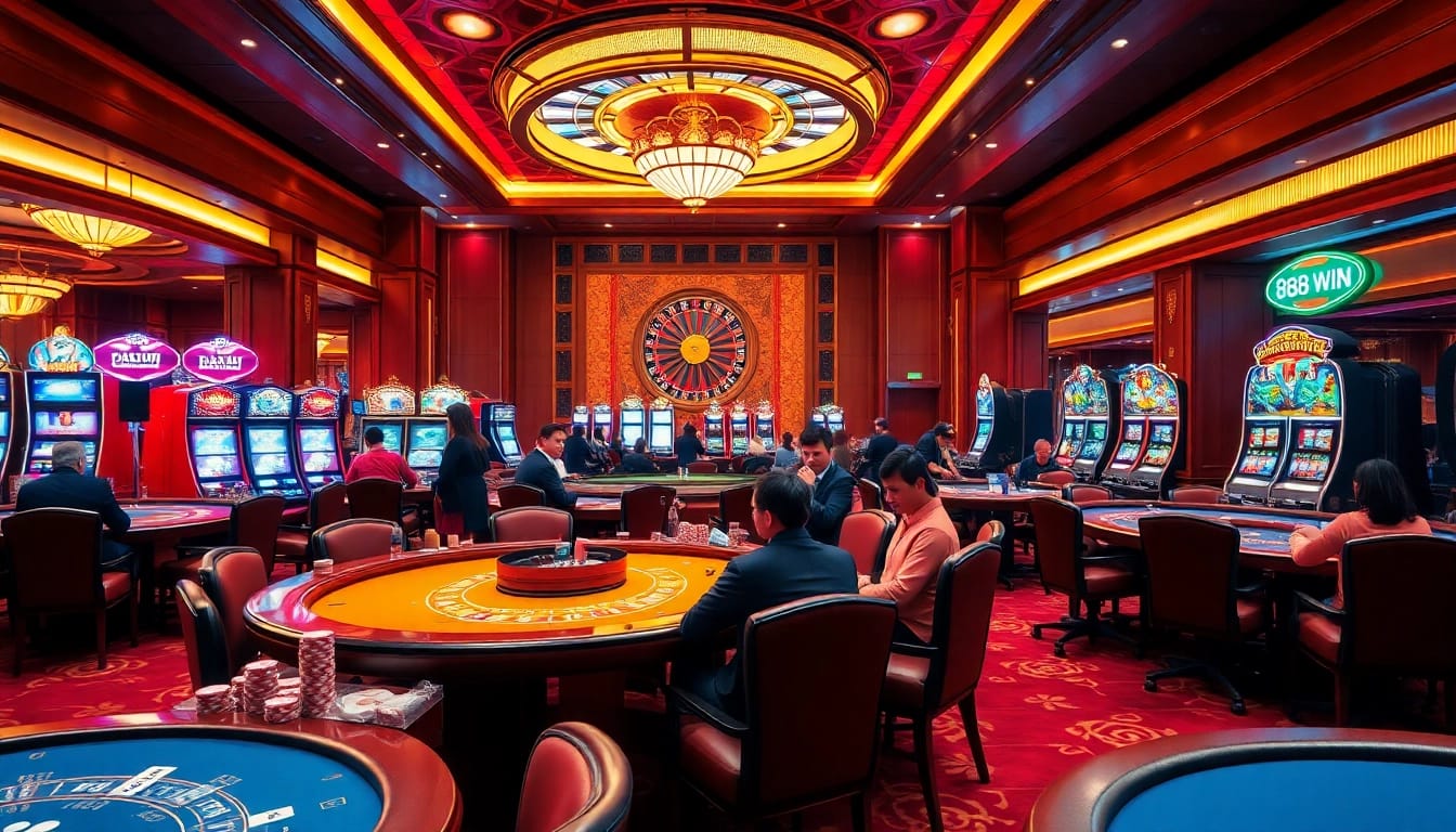 Experience the thrill of 98win with players enjoying blackjack, poker, and other casino games.